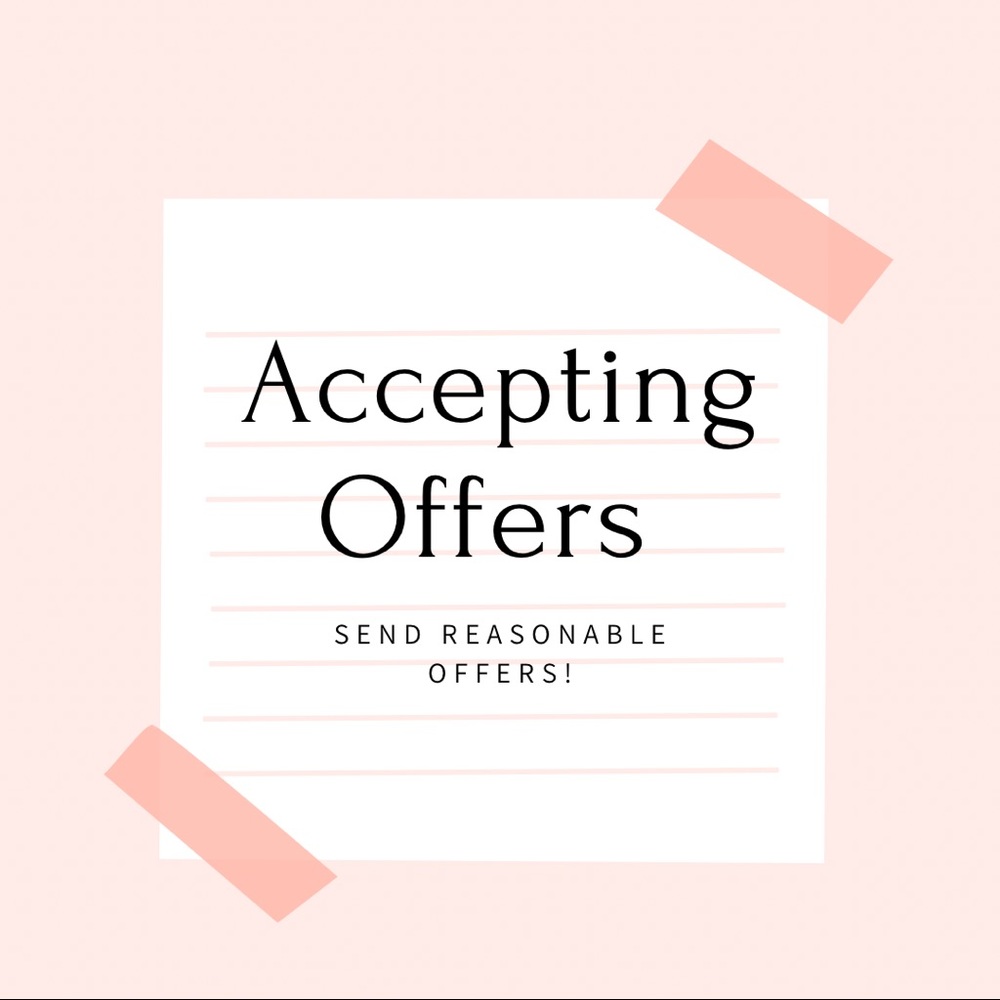 Send offers! 🤍